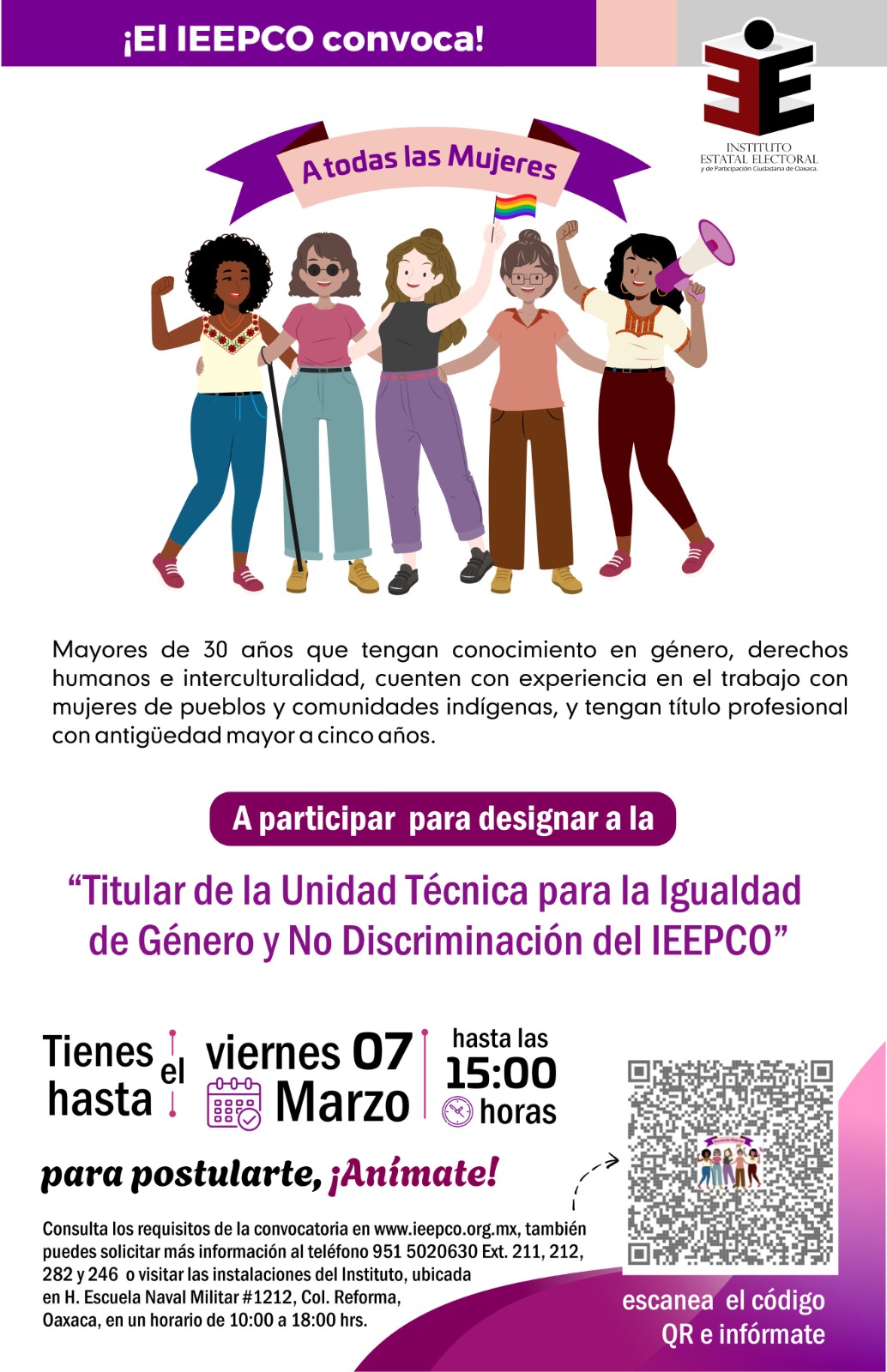 ieepco convocatoria banner