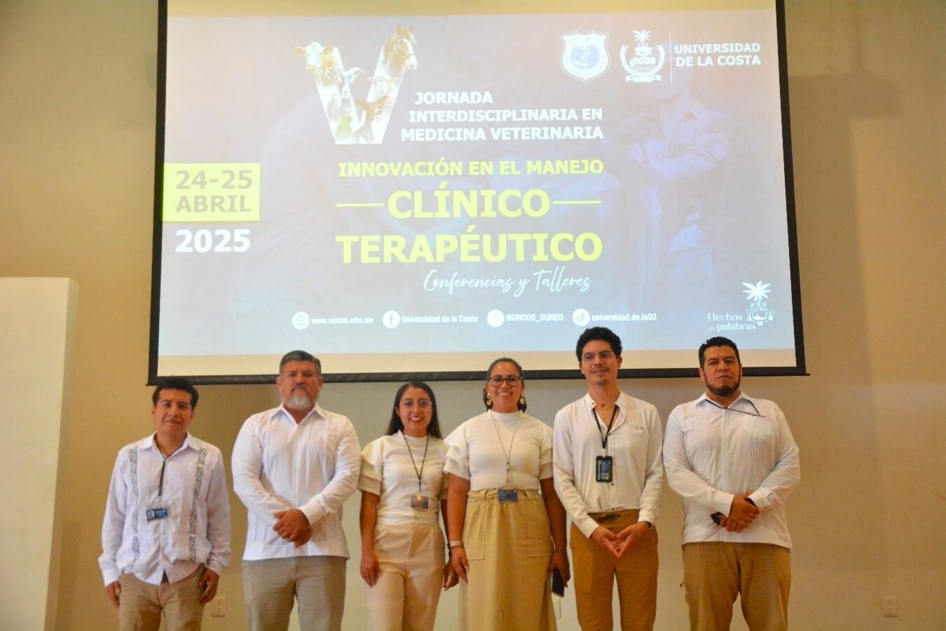 Profesores de la Licenciatura en Medicina Veterinaria – Organizadores del evento.