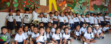 Imagen visita de niños de preescolar Álvaro Carrillo